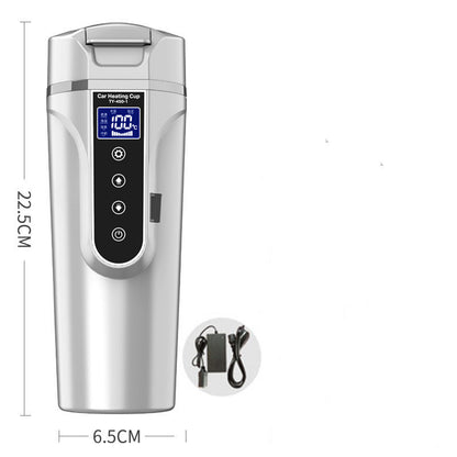 Portable Car Water Bottle with Smart Touch Digital Display