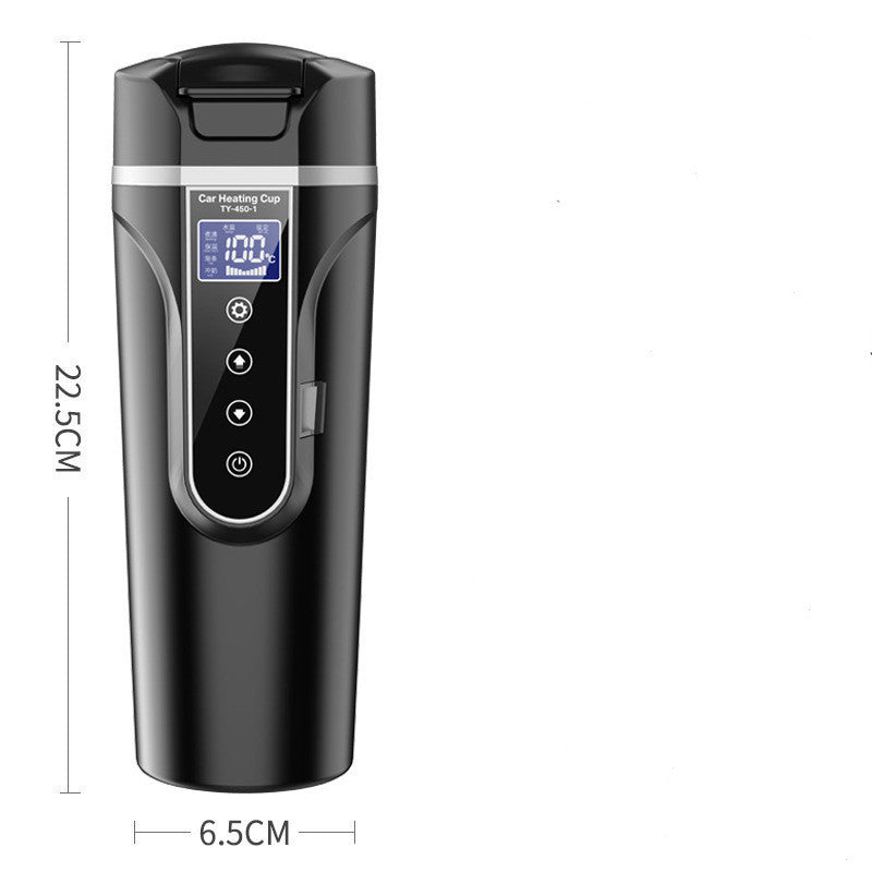 Portable Car Water Bottle with Smart Touch Digital Display