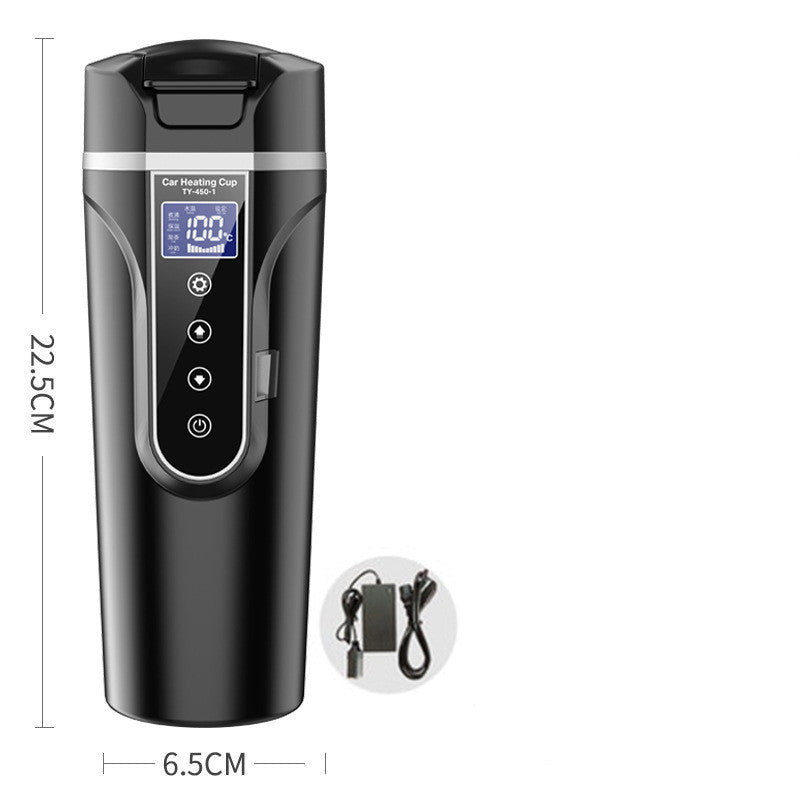 Portable Car Water Bottle with Smart Touch Digital Display