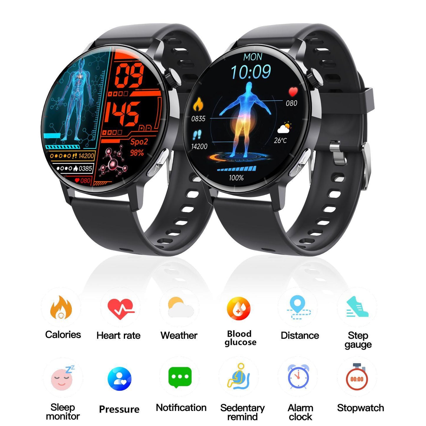 Health Manager Smart Watch for Wellness