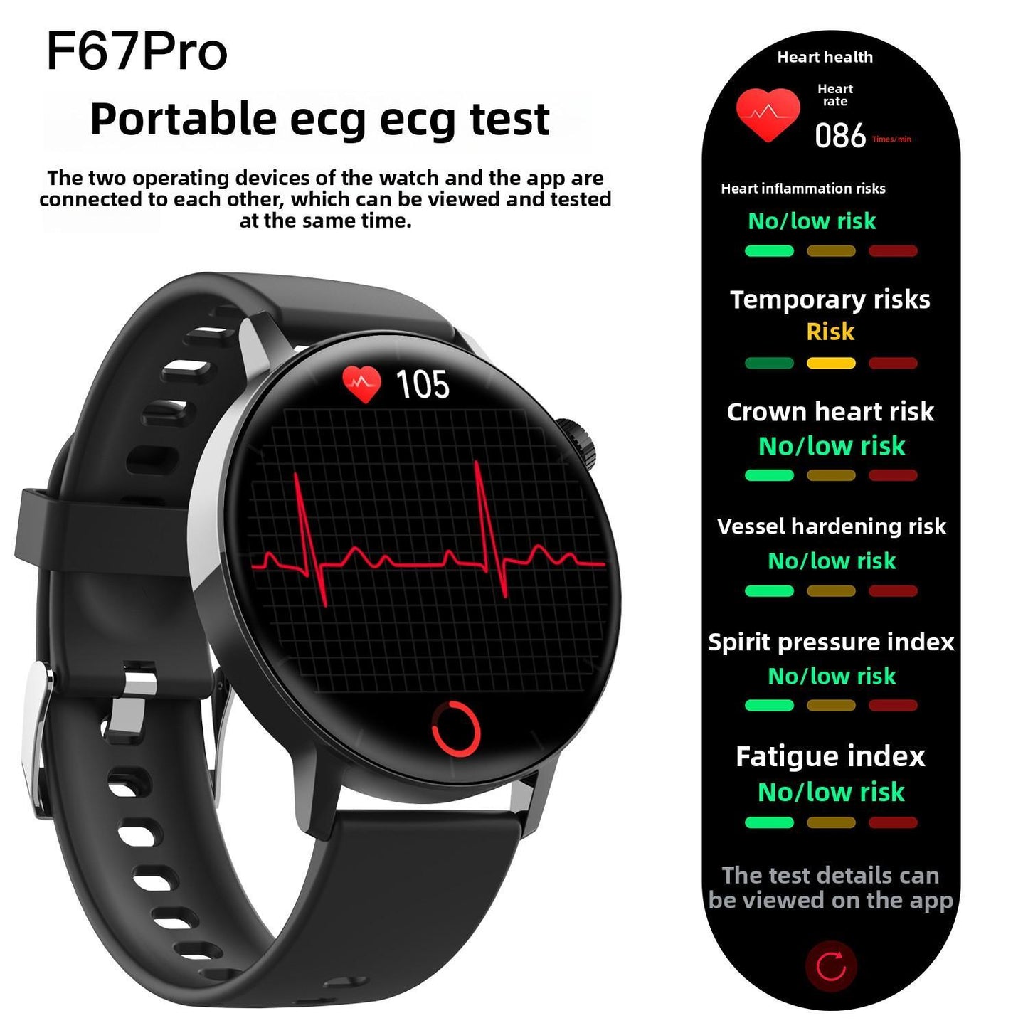Health Manager Smart Watch for Wellness