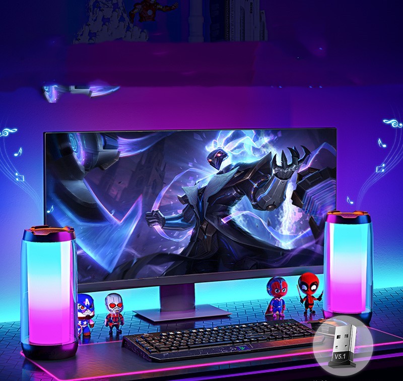 Atmospheric Ambient Light Gaming Smart Bluetooth Speaker