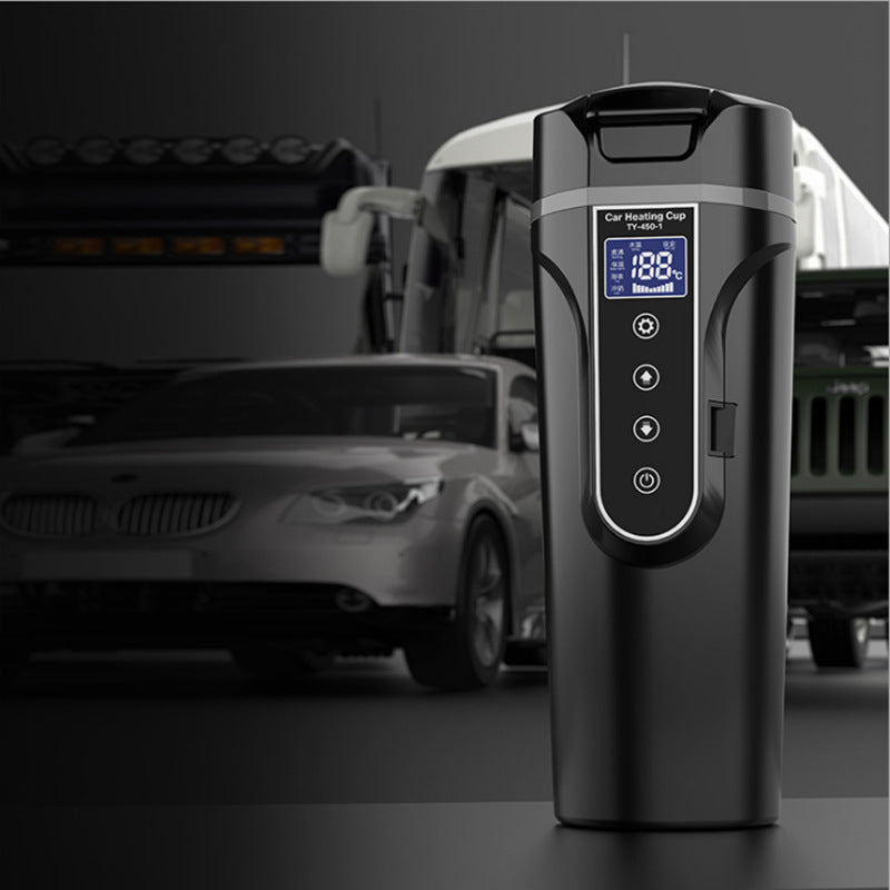 Portable Car Water Bottle with Smart Touch Digital Display
