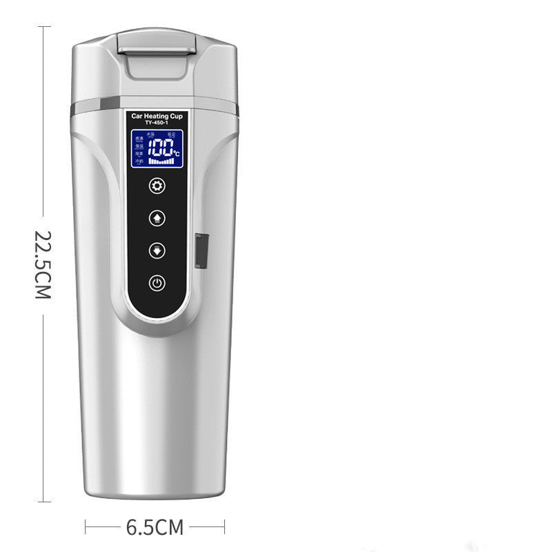 Portable Car Water Bottle with Smart Touch Digital Display