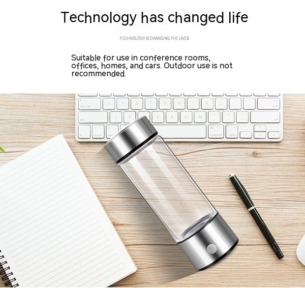Portable and Rechargeable Hydrogen Water Bottle