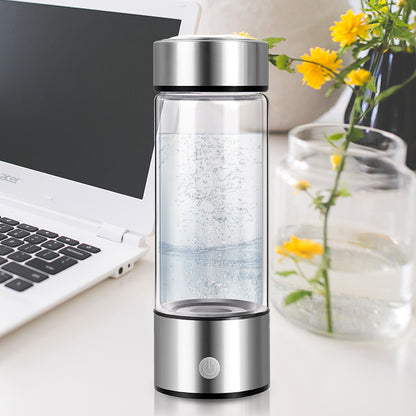 Portable and Rechargeable Hydrogen Water Bottle
